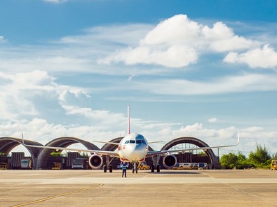 Cảng hàng không Chu Lai.