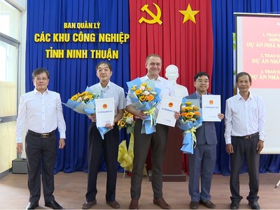 Ninh Thuận thu hút nhiều dự án vào Khu công nghiệp Thành Hải 