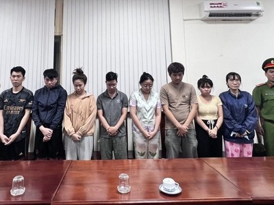 Nhóm đối tượng cho vay nặng lãi bị công an TP.HCM bắt giữ 