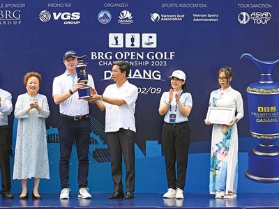 Giải golf Phát triển châu Á BRG Open Golf Championship Danang giúp nâng tầm vị thế ngành du lịch Đà Nẵng.