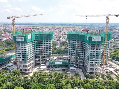 Coteccons và Ricons đều nổi tiếng trong thi công xây dựng dự án lớn. Trong ảnh: Một dự án do Coteccons thi công