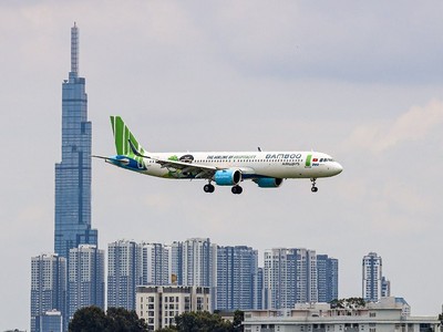 Một tàu bay của Bamboo Airways.