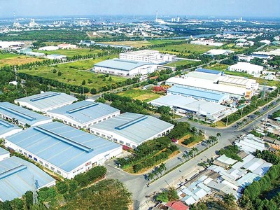 Khu công nghiệp do Tập đoàn Tân Tạo làm chủ đầu tư.