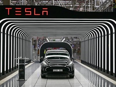 Một mẫu xe của hãng Tesla. (Ảnh: AFP/TTXVN)
