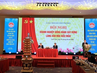 Doanh nghiệp đồng hành xây dựng Làng văn hóa kiểu mẫu