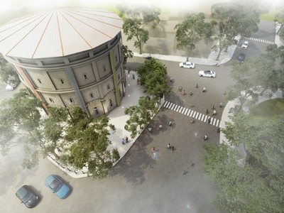 Hà Nội “biến” bốt Hàng Đậu thành không gian nghệ thuật 