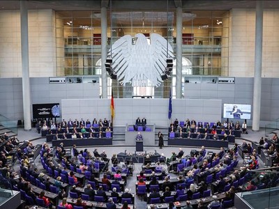 Toàn cảnh một phiên họp của Quốc hội Đức ở Berlin. Ảnh tư liệu: AFP/TTXVN