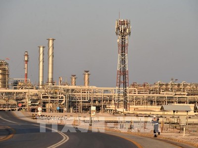 Nhà máy lọc dầu Abqaiq của Aramco tại Saudi Arabia. Ảnh: AFP/ TTXVN