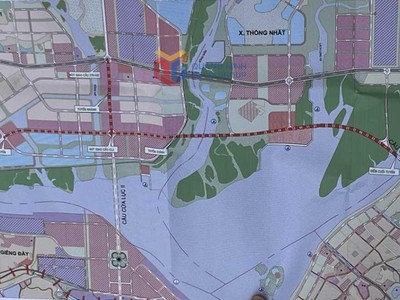 Hướng tuyến đề xuất tuyến đường tại nút giao với cầu Cửa Lục 3. Ảnh: baoquangninh.vn