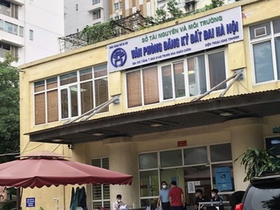 Lãnh đạo, cán bộ Văn phòng Đăng ký đất đai Hà Nội được xác định có nhiều vi phạm.