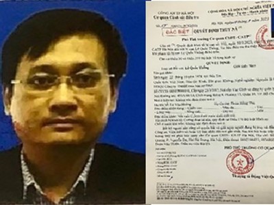Công an TP. Hà Nội ra quyết định truy nã bị can Lê Quốc Thống, Chủ tịch Công ty Mua bán nợ DSP. 