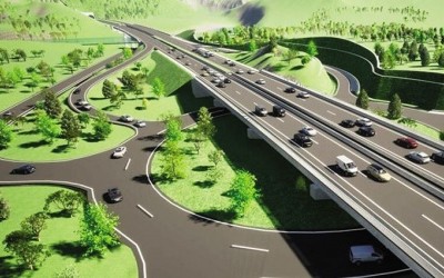 Phối cảnh một đoạn Dự án cao tốc Gia Nghĩa - Chơn Thành.