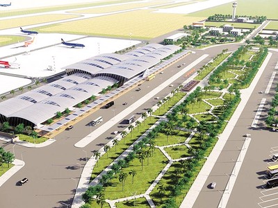 Phối cảnh sân bay Phan Thiết