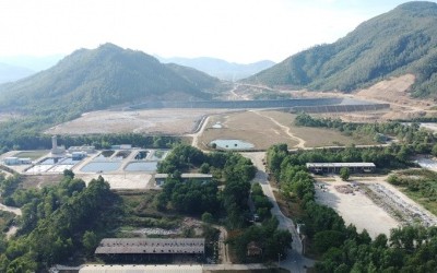 Bãi chôn lấp chất thải rắn Long Mỹ, xã Phước Mỹ, TP. Quy Nhơn nơi thực hiện Dự án Nhà máy xử lý rác sinh hoạt.