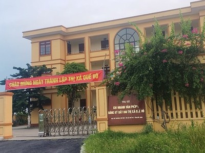 Chi nhánh Văn phòng Đăng ký đất đai thị xã Quế Võ.