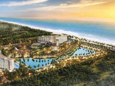 LDG Group đã thông qua việc bán một số dự án để trả nợ. Trong ảnh: Phối cảnh dự án LDG Grand Miền Trung.