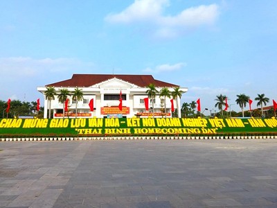 TP. Thái Bình chỉnh trang chào đón sự kiện lớn của tỉnh.