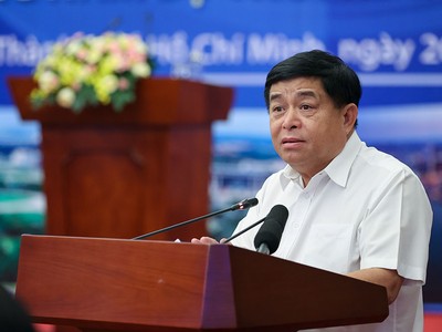 Bộ trưởng Bộ Kế hoạch và Đầu tư Nguyễn Chí Dũng (Ảnh: Nhật Bắc)