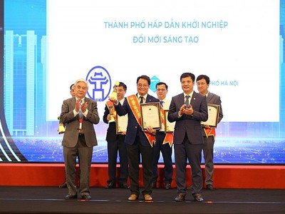 Hà Nội được vinh danh là Thành phố hấp dẫn khởi nghiệp, đổi mới sáng tạo