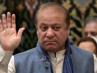 Cựu Thủ tướng Pakistan Nawaz Sharif. Ảnh tư liệu: AFP/TTXVN