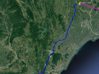  Hướng tuyến đường dây 500 kV mạch 3 cung Quỳnh Lưu – Thanh Hóa