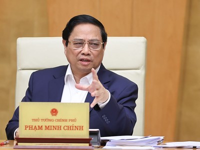 Thủ tướng Phạm Minh Chính yêu cầu phấn đấu đạt mức cao nhất các chỉ tiêu chưa đạt trong kế hoạch năm 2023. (Ảnh: Nhật Bắc)