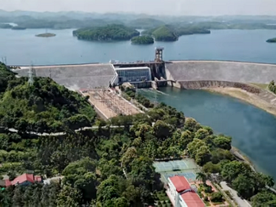 Hồ thủy điện Thác Bà có nước về tốt đầu tháng 12/2023