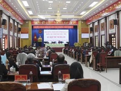 Quang cảnh kỳ họp thứ 15 Hội đồng Nhân dân tỉnh Gia Lai. (Nguồn: Hội đồng Nhân dân tỉnh Gia Lai)