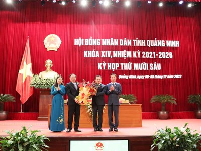 Ông Cao Tường Huy được bầu giữ chức Chủ tịch UBND tỉnh Quảng Ninh