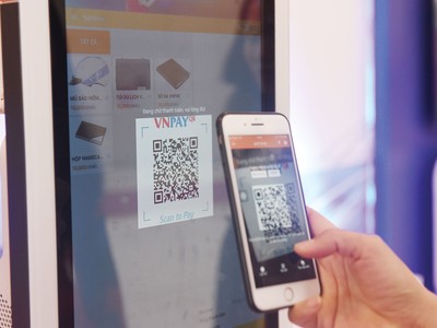 Phương thức thanh toán bằng mã QR rất phổ biến hiện nay được thực hiện trên nền tảng Open Banking
