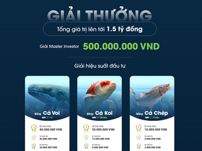 Nhà đầu tư ngỡ ngàng khi trúng giải tại cuộc thi đầu tư chứng khoán Chứng trường Bạc tỷ