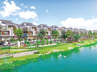 Phối cảnh dự án Khu đô thị và dịch vụ VSIP Bắc Ninh, một trong những dự án của Bình Dương ACC 