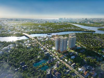 BĐS ven sông luôn có mức giá cao hơn BĐS cùng phân khúc cách xa mặt nước