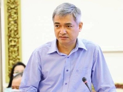 Hình ảnh ông Lê Duy Minh, cựu cục trưởng Cục Thuế TP.HCM, Giám đốc Sở Tài chính TP.HCM trước khi bị bắt.