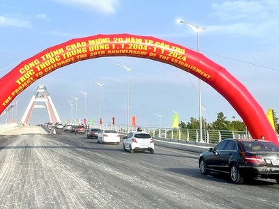 Cần Thơ: Thông xe kỹ thuật hàng loạt công trình, vốn gần 1.955 tỷ đồng