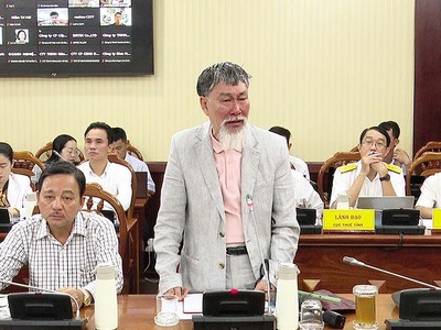 Sau 13 năm làm xong 95% dự án mà vẫn chưa được xác nhận thời điểm là chủ đầu tư, chủ một doanh nghiệp đã bật khóc tại Hội nghị trực tuyến Gặp gỡ, đối thoại giữa lãnh đạo UBND tỉnh Bà Rịa - Vũng Tàu với doanh nghiệp và nhà đầu tư (tháng 11/2023)