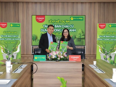 Bách hóa Xanh và Colgate chung tay tái chế bàn chải cũ 