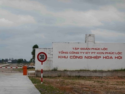 KCN Hòa Hội phải hoàn thiện đồng bộ hạ tầng kỹ thuật giai đoạn 1 trong quý I/2024. Ảnh: Hữu Đông.