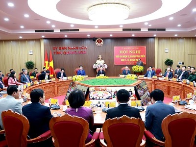 UBND tỉnh Quảng Ngãi tổ chức Hội nghị triển khai nhiệm vụ, giải pháp phát triển kinh tế- xã hội năm 2024.