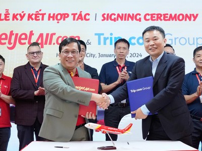 Vietjet hợp tác Tập đoàn Trip.com tăng cường trải nghiệm cho khách hàng toàn cầu