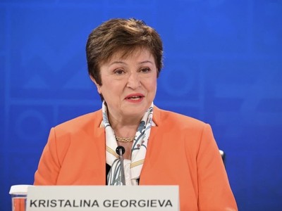Tổng giám đốc Quỹ Tiền tệ quốc tế (IMF) Kristalina Georgieva. Ảnh: AFP