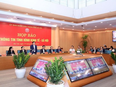 Năm 2023, tăng trưởng GRDP của Hà Nội gấp 1,24 lần cả nước.