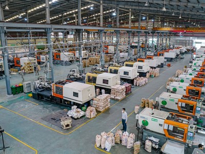 Dây chuyền sản xuất sản phẩm phụ tùng PVC hiện đại của Nhựa Tiền Phong