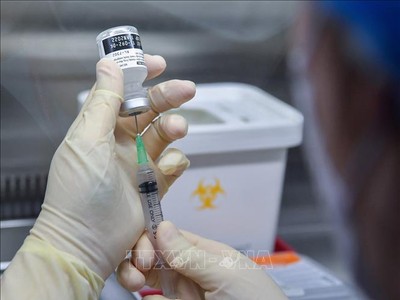 Vaccine phòng COVID-19 của Pfizer và BioNTech. Ảnh tư liệu: AFP/TTXVN