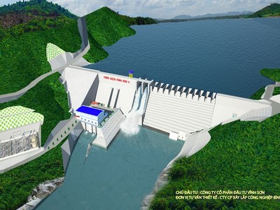 Sau gia hạn, Dự án Thủy điện Vĩnh Sơn 4 vẫn còn vướng mặt bằng