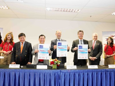 Vietjet và Airbus công bố đơn đặt hàng 20 tàu A330neo tại Singapore Airshow