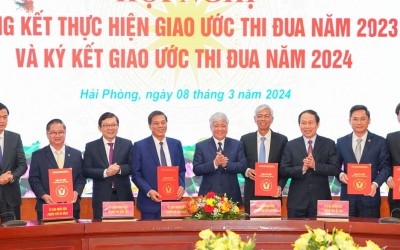 Các thành phố trực thuộc Trung ương ký kết giao ước thi đua năm 2024