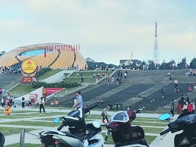 Quảng trường Lâm Viên, thành phố Đà Lạt, tỉnh Lâm Đồng. Ảnh: P.V