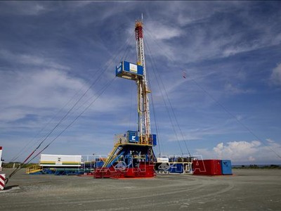 Giếng khoan dầu mỏ theo công nghệ trục ngang tại Boca de Jaruco, tỉnh Mayabeque, Cuba, ngày 4/10/2019. Ảnh tư liệu, minh họa: AFP/ TTXVN