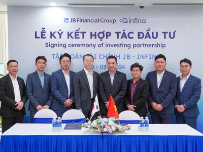 Tập đoàn Tài chính JB Đầu tư chiến lược vào Infina 